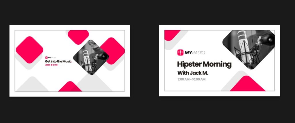 free youtube-header and cover templates