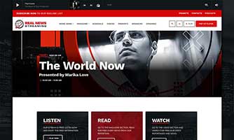 Demo 04 – Business and news radio template [Radio WordPress Theme demo] Home 02