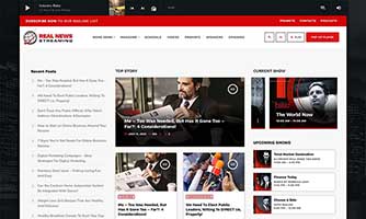 Demo 04 – Business and news radio template [Radio WordPress Theme demo] Home 05