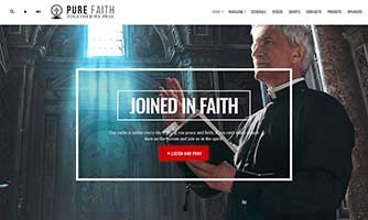Demo 05 – Church, gospel and community radio template [Radio WordPress Theme demo] Home 01