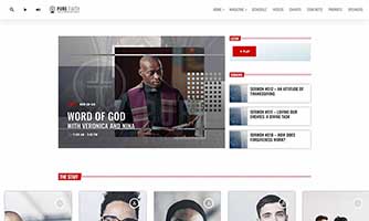 Demo 05 – Church, gospel and community radio template [Radio WordPress Theme demo] Home 06