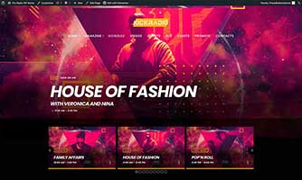 Demo 06 – Techno and trance radio template [Radio WordPress Theme demo] Schedule