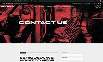 Demo 08 – Rock and Metal radio template [Radio WordPress Theme demo] Contacts