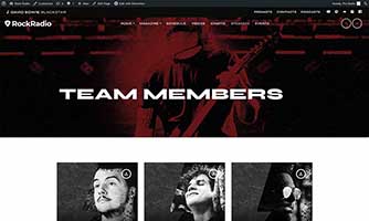 Demo 08 – Rock and Metal radio template [Radio WordPress Theme demo] Team
