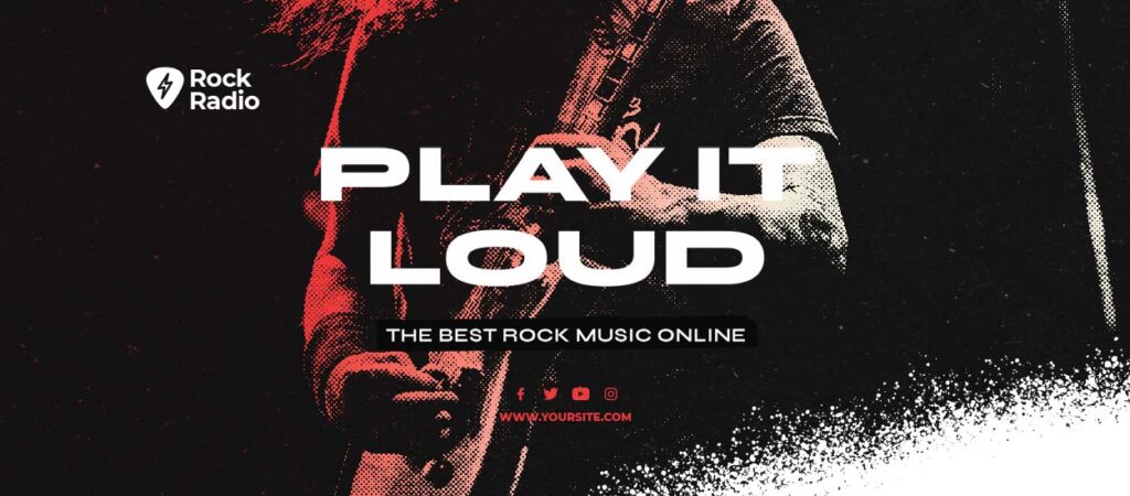 rock radio station template download free