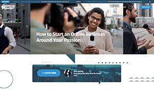 Demo 10 – Blue City Radio [Radio WordPress Theme demo] Radio Station Website Template Home 02