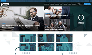 Demo 10 – Blue City Radio [Radio WordPress Theme demo] Radio Station Website Template Home 05