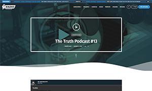 Demo 10 – Blue City Radio [Radio WordPress Theme demo] Single Podcast