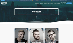 Demo 10 – Blue City Radio [Radio WordPress Theme demo] Speakers