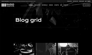 Demo 11 – Maschine FM – Techno Radio [Radio WordPress Theme demo] Blog