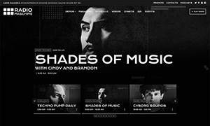 Demo 11 – Maschine FM – Techno Radio [Radio WordPress Theme demo] Shows schedule