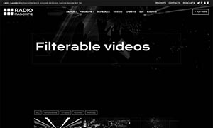 Demo 11 – Maschine FM – Techno Radio [Radio WordPress Theme demo] Video gallery