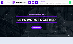 Demo 22 – PopTop Radio – Multipurpose Pop Radio Template [Radio WordPress Theme demo] Promote