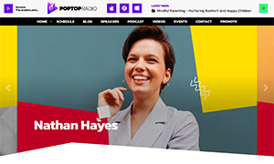 Demo 22 – PopTop Radio – Multipurpose Pop Radio Template [Radio WordPress Theme demo] Team