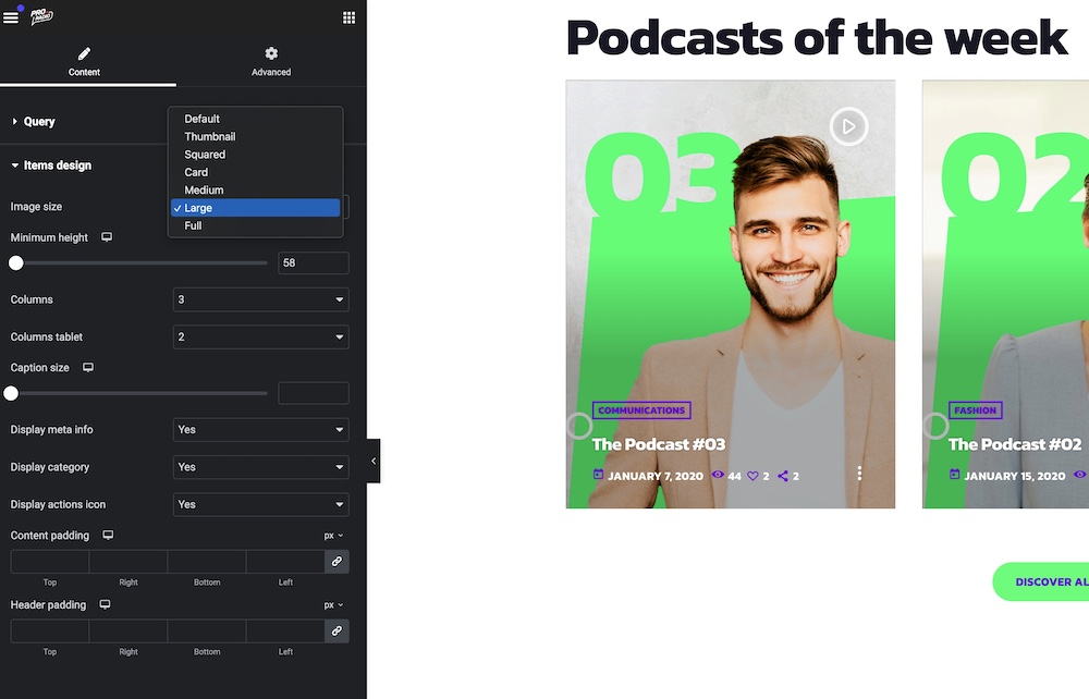 radio template website podcast