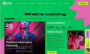 Demo 24 – Urban Radio – Reggaeton Radio Website Template [Radio WordPress Theme demo] Home 02