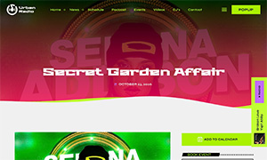 Demo 24 – Urban Radio – Reggaeton Radio Website Template [Radio WordPress Theme demo] Single Event