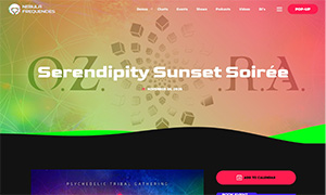 Demo 27 – Nebula Frequencies – Trance Radio Website Template [Radio WordPress Theme demo] Single Event