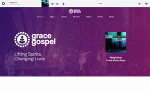 Demo 30 – Grace Gospel Radio Website Template [Radio WordPress Theme demo] Home 01