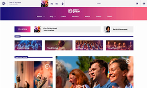 Demo 30 – Grace Gospel Radio Website Template [Radio WordPress Theme demo] Home 02