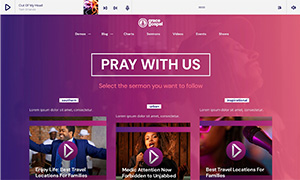 Demo 30 – Grace Gospel Radio Website Template [Radio WordPress Theme demo] Home 04 