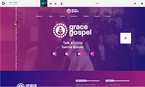 Demo 30 – Grace Gospel Radio Website Template [Radio WordPress Theme demo] Home 05