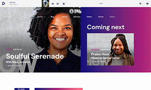 Demo 30 – Grace Gospel Radio Website Template [Radio WordPress Theme demo] Shows