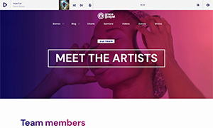 Demo 30 – Grace Gospel Radio Website Template [Radio WordPress Theme demo] Team