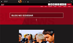 Demo 37 – Dark Beat Radio Website Template [Radio WordPress Theme demo] Blog no sidebar