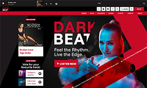 Demo 37 – Dark Beat Radio Website Template [Radio WordPress Theme demo] Home 03