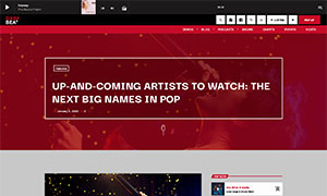 Demo 37 – Dark Beat Radio Website Template [Radio WordPress Theme demo] Single blog post