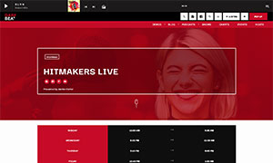 Demo 37 – Dark Beat Radio Website Template [Radio WordPress Theme demo] Single show