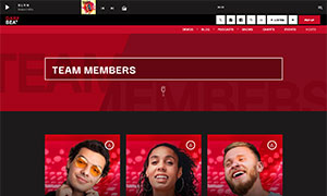 Demo 37 – Dark Beat Radio Website Template [Radio WordPress Theme demo] Team Members