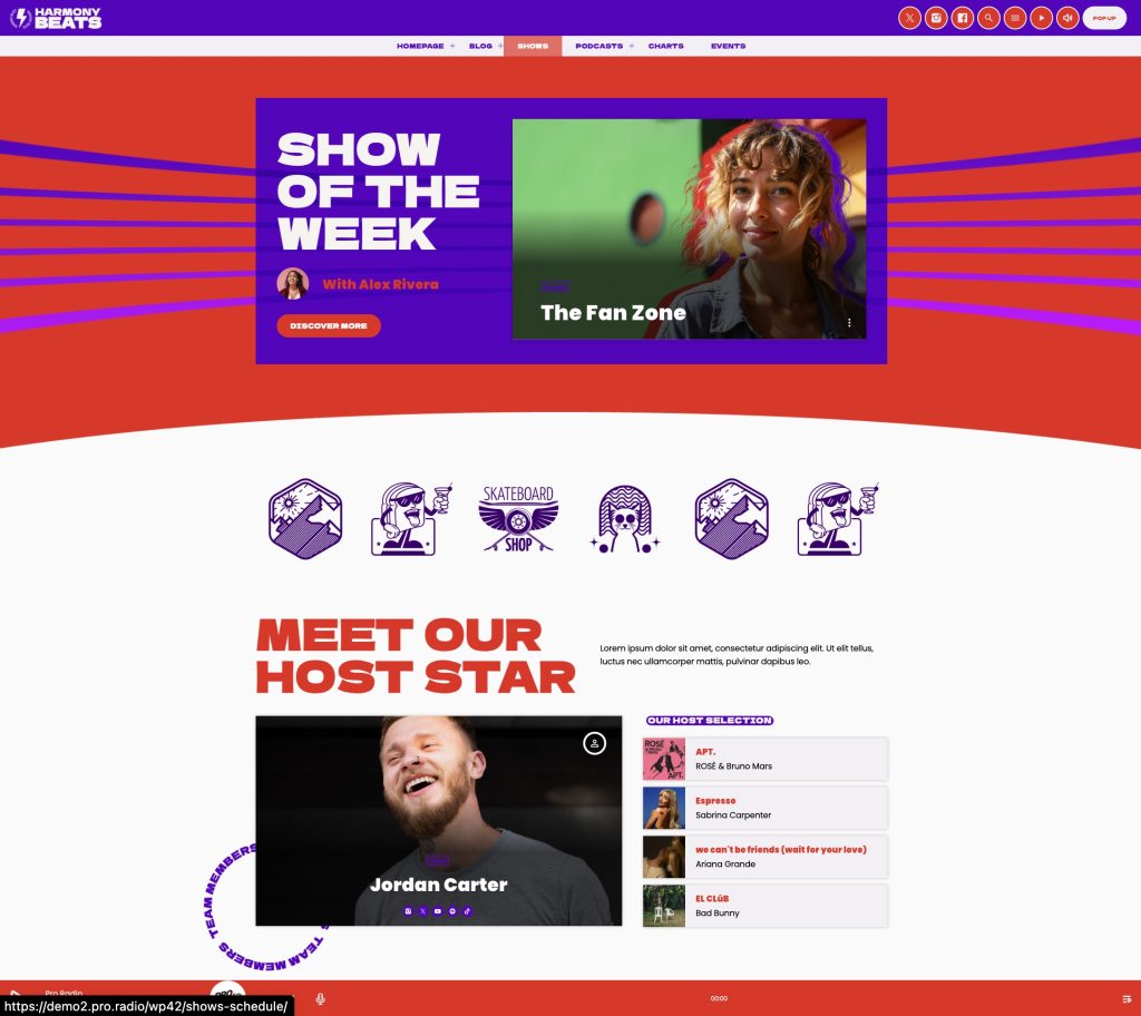 Radio Website Builder