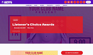 Demo 42 – Harmony Beats Radio Website Template [Radio WordPress Theme demo] Event