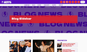 Demo 42 – Harmony Beats Radio Website Template [Radio WordPress Theme demo] blog news