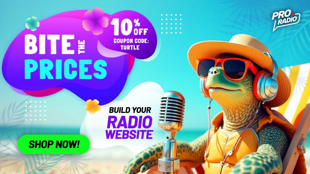 Summer Chill: 10% Off Your New Radio Website with Pro Radio