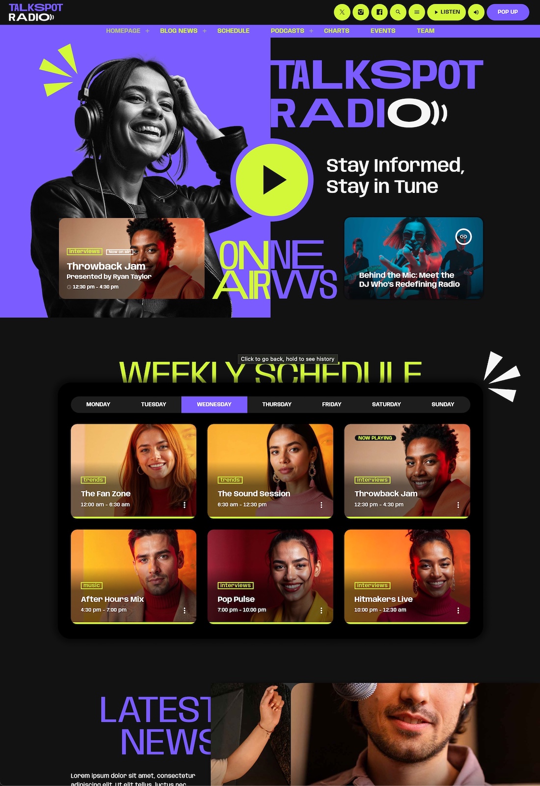 streamiing wordpress theme radio pro radio