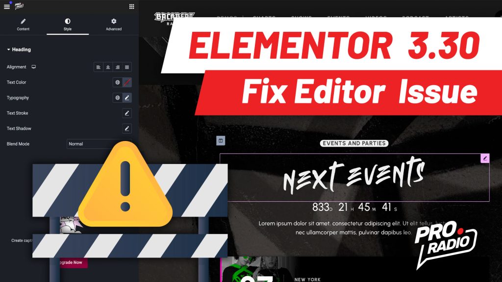 Elementor Editor not working after upgrading to 3.30 ? Here’s how to fix it in a click.