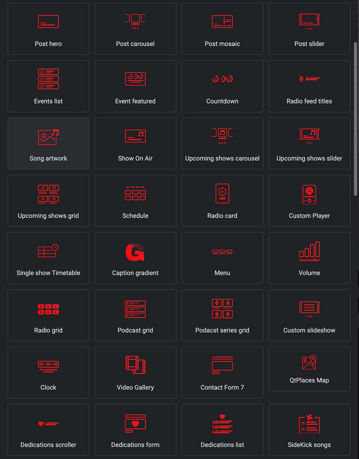 elementor widgets now have new icons
